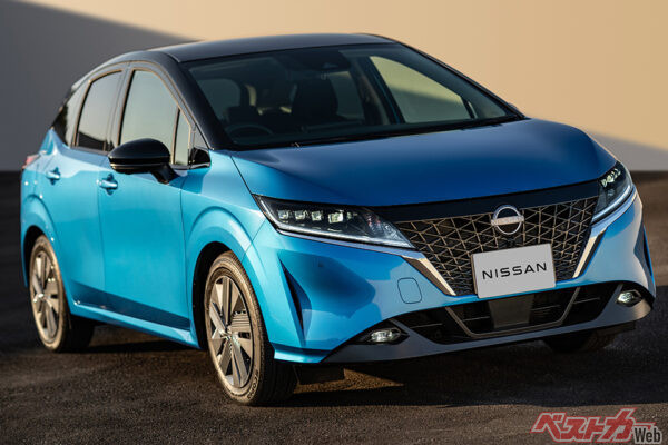 日産 新型ノートデザイン エクステリア（2020年11月 発売開始発表時の公式画像より）