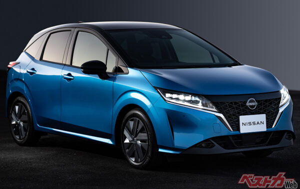 日産 新型ノートデザイン エクステリア（2020年11月 発売開始発表時の公式画像より）