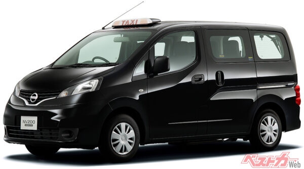 NV200バネットタクシー（2009年5月 発売発表時の公式画像より）