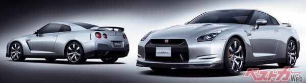 Nissan GT-R (2007年)（2007年10月 新型発表時の公式画像より）