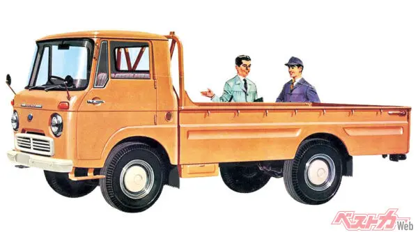 いすゞ エルフTL221型(1962年型)……いすゞの主力モデルで、国産小型トラックの代表格。三菱キャンターとはライバル関係にあり、現在も熾烈なシェア争いを展開している。エルフィンと同じエンジンを搭載、最高速度108km/hと公表されている