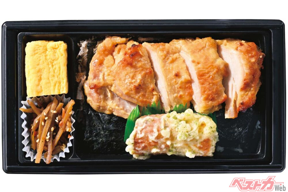 『銀座十石』明太海苔2段弁当［大山鶏西京漬］　1188円