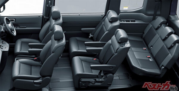 STEP WGN e:HEV SPADA(FF) インテリア<br>（2022年5月 新型発表時の公式画像より）