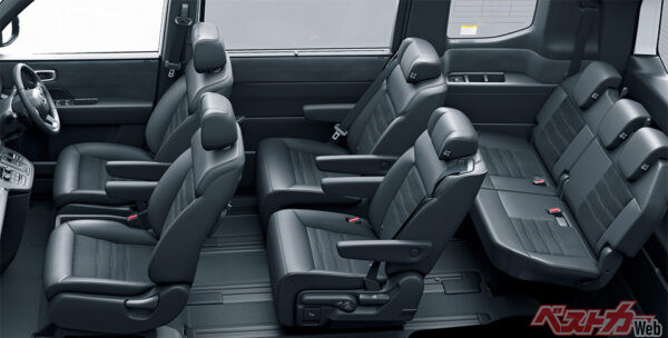 STEP WGN e:HEV SPADA PREMIUM LINE(FF) インテリア（2022年5月 新型発表時の公式画像より）