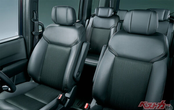 STEP WGN e:HEV SPADA(FF) シート（2022年5月 新型発表時の公式画像より）