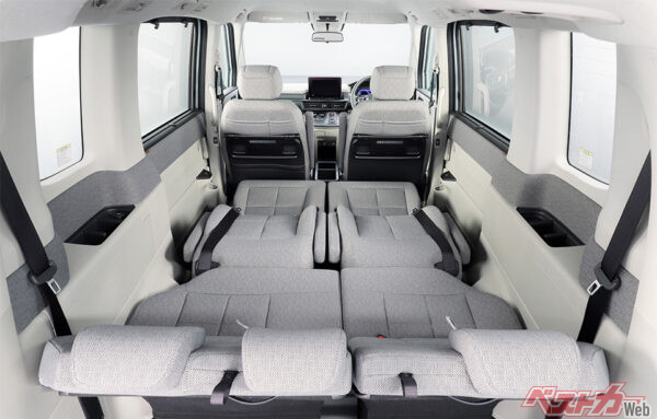 STEP WGN e:HEV AIR インテリア　イメージ２（2022年5月 新型発表時の公式画像より）