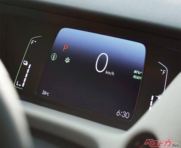 マルチインフォメーション・ディスプレー（2022年10月 マイナーモデルチェンジ実施時の公式画像より）