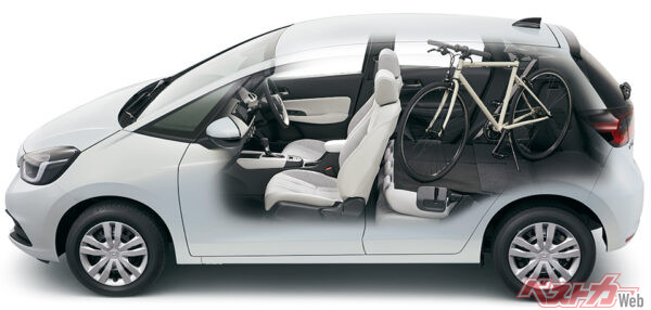 シートアレンジ1（2022年10月 マイナーモデルチェンジ実施時の公式画像より）