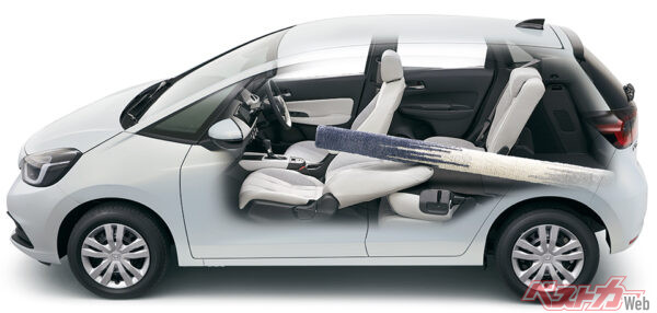 シートアレンジ2（2022年10月 マイナーモデルチェンジ実施時の公式画像より）