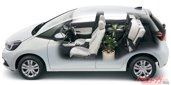 シートアレンジ3（2022年10月 マイナーモデルチェンジ実施時の公式画像より）