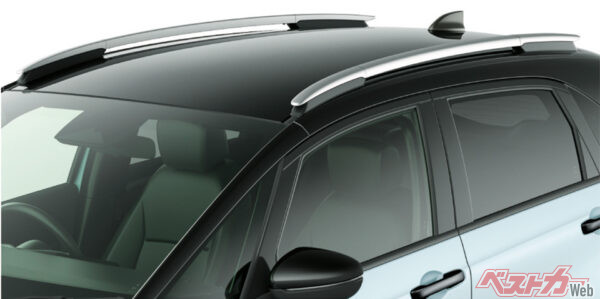 ルーフレール（2022年10月 マイナーモデルチェンジ実施時の公式画像より）