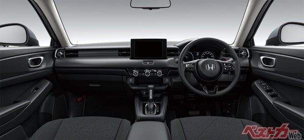 e:HEV X(FF) チャートフロントシート（2024年4月 マイナーチェンジ実施時の公式画像より）