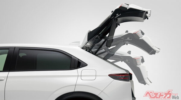 ハンズフリーアクセスパワーテールゲート （予約クローズ機能付）（2024年4月 マイナーチェンジ実施時の公式画像より）