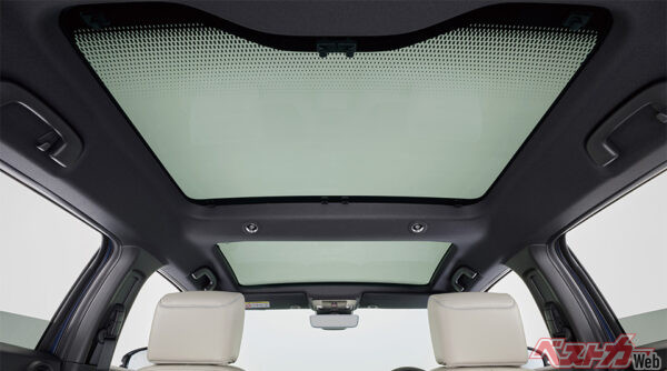 パノラマルーフ（2024年4月 マイナーチェンジ実施時の公式画像より）