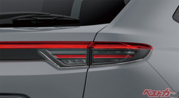 フルLEDリアコンビネーションランプ（2024年4月 マイナーチェンジ実施時の公式画像より）