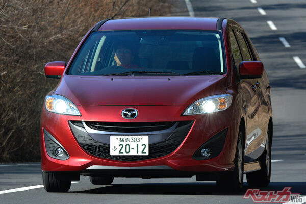 2L直4のSKYACTIV-Gを搭載するプレマシーは2LのミニバンとしてはトップクラスのJC08モード16.2km/h