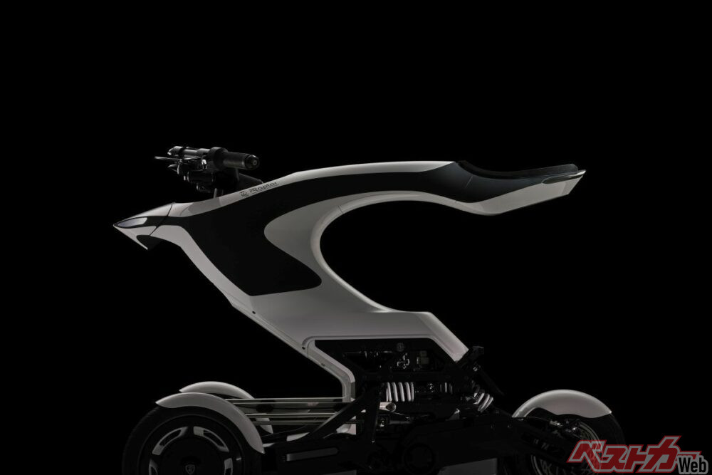 合体換装でジャンルも性能も変化する3輪バイク「Raptor」登場 - 自動車
