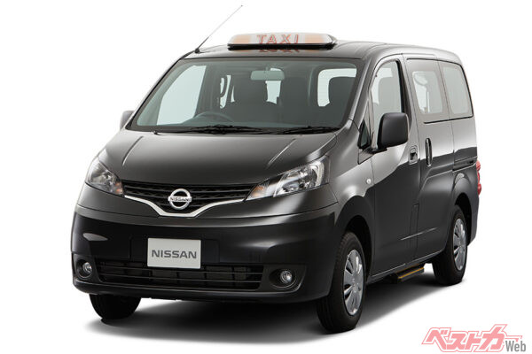 NV200バネットタクシーLPGバイフューエル（2009年5月 発売発表時の公式画像より）