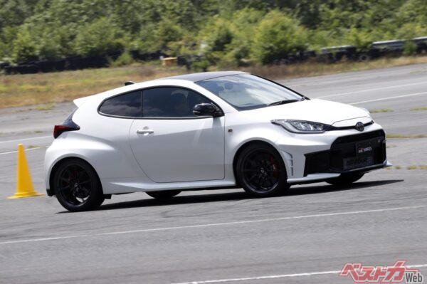 GRヤリス(2024.4.8発売モデル)。サーキットモード搭載により、さらに走りが楽しいクルマに進化