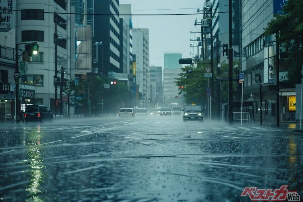 ゲリラ豪雨には前兆がある。大雨になりそうだと感じたら、できるかぎり事前に危険を回避するようにしよう（PHOTO:Adobe Stock_Logmotion）