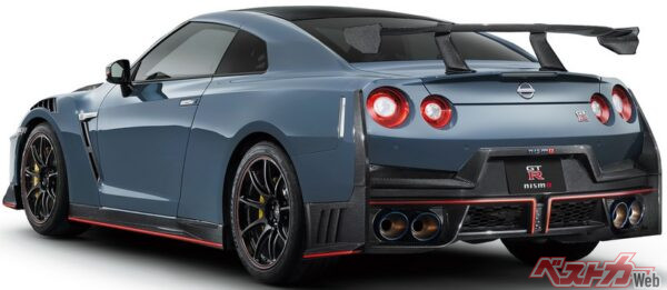 R35型GT-R NISMO 2025モデル。価格は税込3008～3061万円。かなりの高額だが、発売開始と同時に売り切れるほどの人気がある。GT-Rは全車、日産栃木工場で製造されている