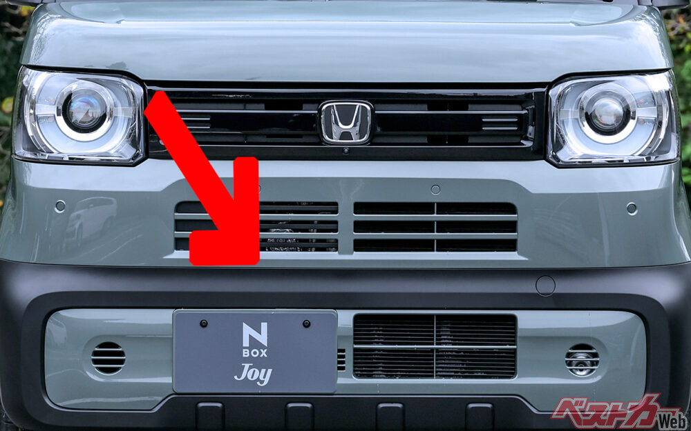もうランドクルーザー250じゃん!! [新型N-BOXジョイ]のバンパー