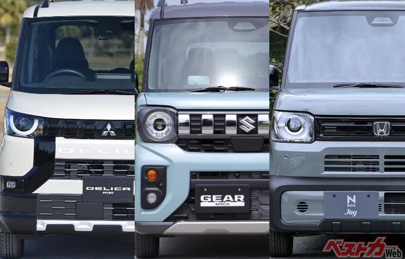 めちゃ売れてる[デリカミニ]に[N-BOXジョイ]と[スペーシアギア]が挑戦