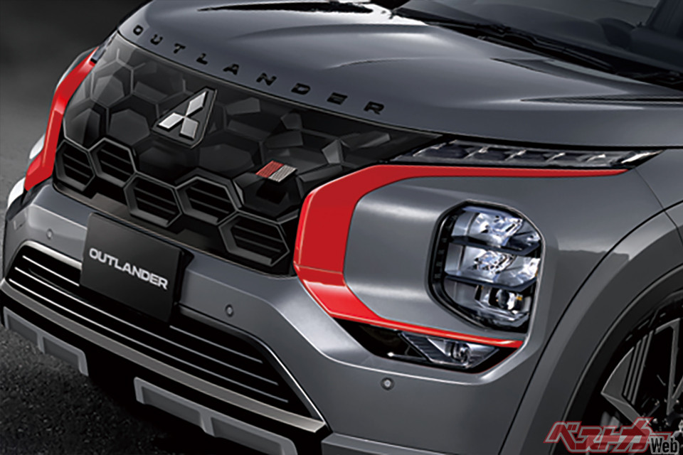 三菱の新型[ラリーアート]登場か!? 赤い専用エアロがカッコいい