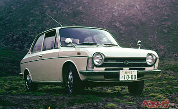 スバル1000…1966年、現代のスバル車の基本駆動方式である水平対向エンジン縦置き前輪駆動を採用したスバル1000が誕生した。パッケージングの良さ、振動と騒音の低減、直進性の高さなど当時のファミリーカーの常識を覆した