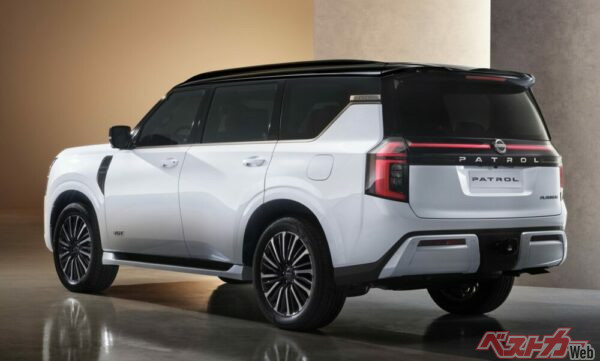 新型パトロールのボディサイズは全長5350×全幅2030×全高1945~1955mm、ホイールベース3075mm