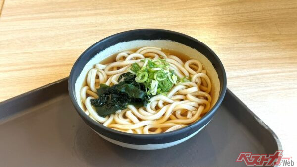 足柄SA「足柄麵処」のかけうどん