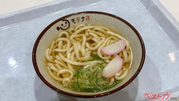 基山PA「つつじ庵」のかけうどん