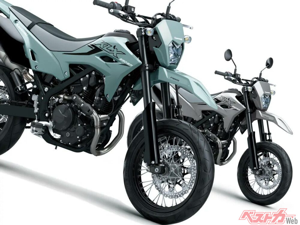 2025年新型KLX230SMは2025年1/13に61万6000円で登場、国内唯一の250モタード復活だ - 自動車情報誌「ベストカー」