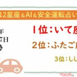 【12星座＆AI&安全運転占い】今日のあなたの運勢は？