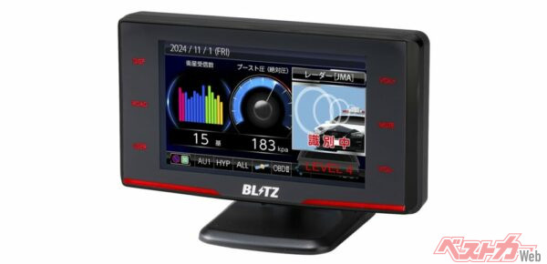 レーザー&レーダー探知機Touch-LASERを愛車に装着してみることが可能