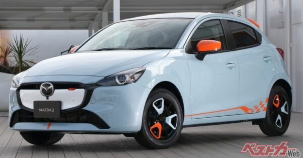 2023年にビッグマイナーチェンジを行ったマツダ2