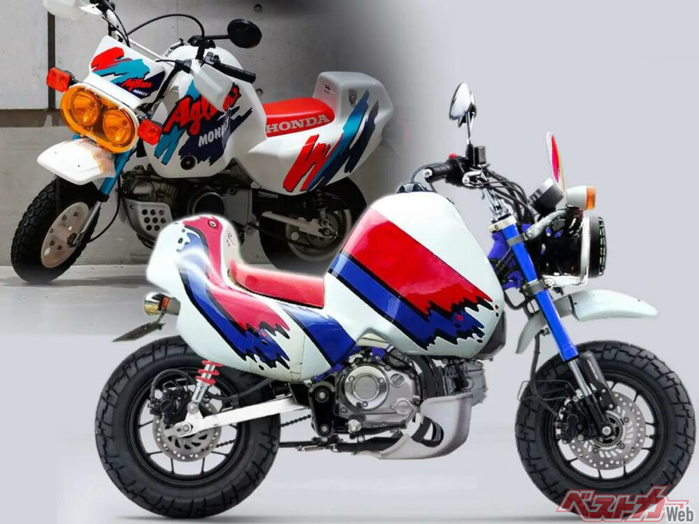 Hana HONDA カスタムバイク まとわりつき モンキーバハ