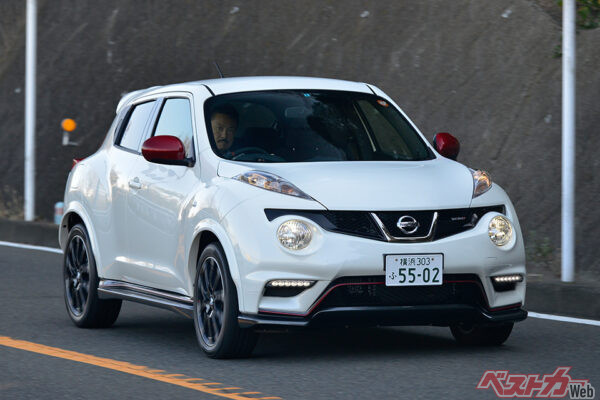 2013年登場の日産 ジュークNISMO。NISMO S RSはエンジンからボディやシャシー、そして4WDにまでワークスチューンを施した究極のジューク