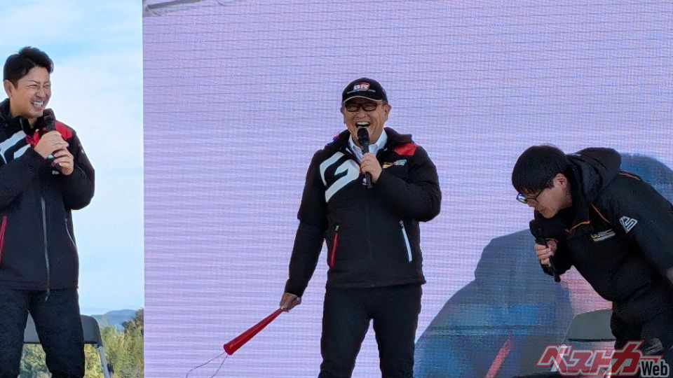 次期）セリカ、作ります！」ラリージャパン会場でトヨタ中嶋副社長が