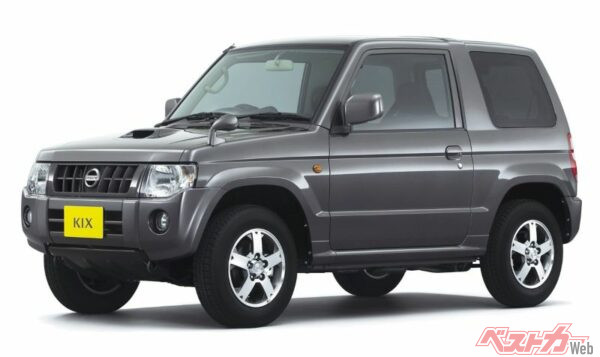 2008年当時は軽自動車の製造を行っていなかった日産。キックスは三菱からOEM供給され展開をスタート