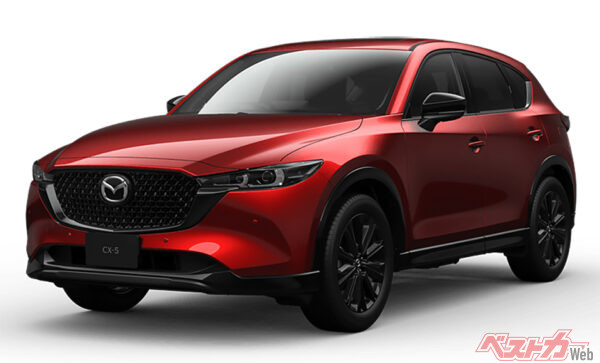 マツダ CX-5 25Sスポーツアピアランス・2WD（価格：358万1600円）全長4575×全幅1845×全高1690mm、2.5L、直4（190ps/25.7kgm）、13.8km/L