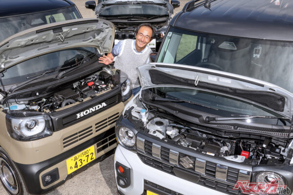 今回の試乗車はすべてターボだったが、各メーカーで味付けは結構変わるのだ