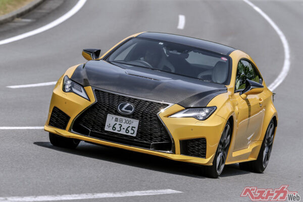 2014年10月にデビューしたRC F。熟成が進んでいるモデルだ