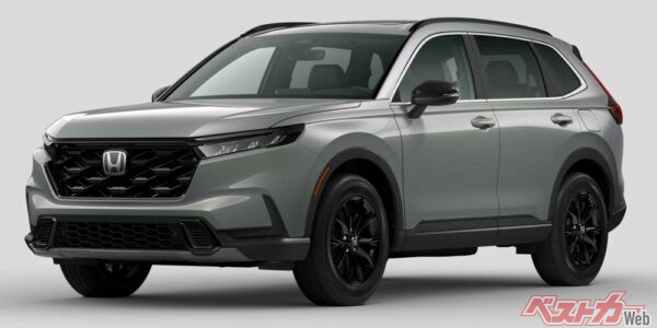 2Lガソリンエンジン＋2モーター（システム出力は204ps）を用意する北米仕様のCR-V
