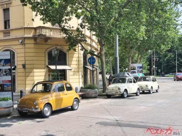 かつてはこのような光景が見られたイタリアだが…。日本同様、現在は人目を集める希少車になりつつある。