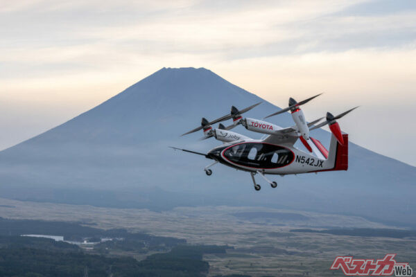 Jobyで東京まではあっという間のフライトだ（写真：トヨタ）