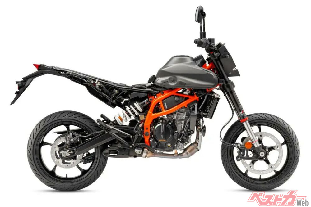 KTM 125 SMC R（2025）ストリップ