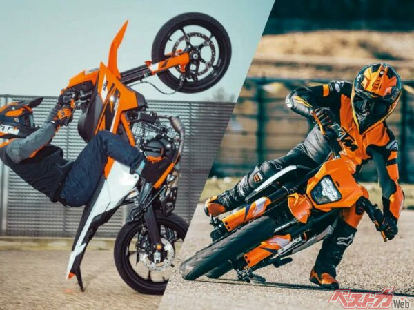 125のフルサイズモタードが来る！KTM「125 SMC R」399cc「390 SMC R」と同時に海外発売