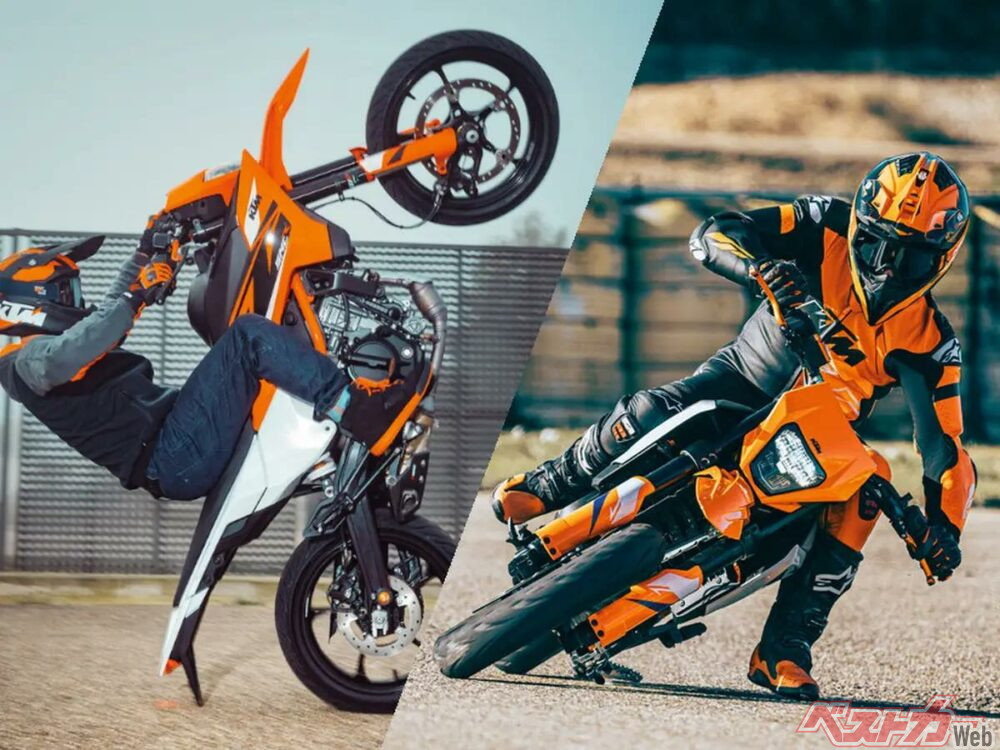 125のフルサイズモタードが来る！KTM「125 SMC R」399cc「390 SMC R