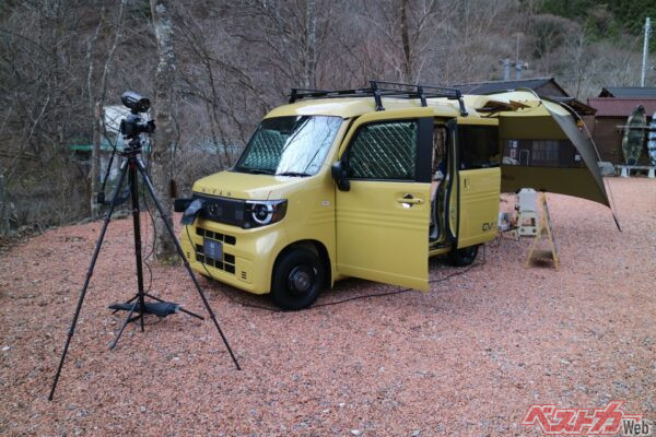 車中泊のベテランにも大好評のN-VAN e: